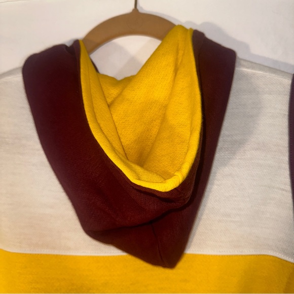 BIKE Hooded Sleeveless Pullover Sweatshirt Womens Small Fleece Fall Colors - Picture 4 of 8